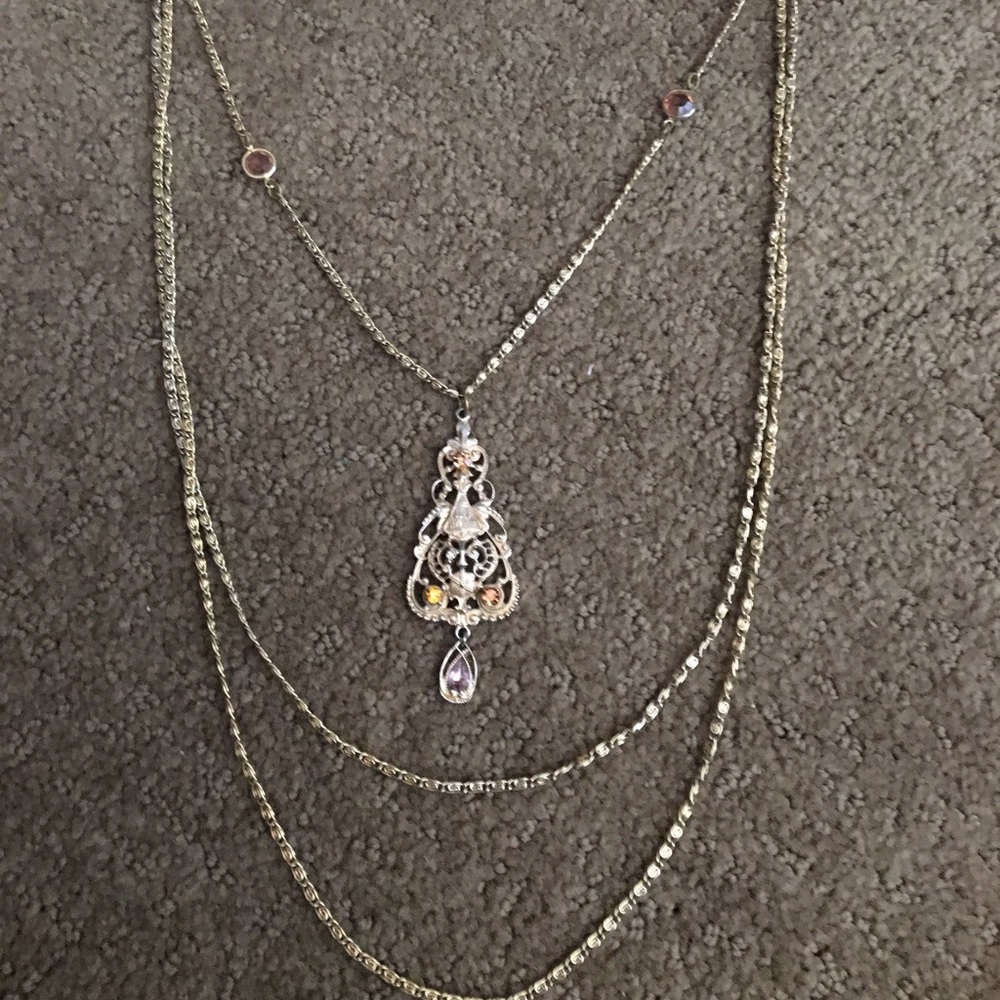 Gold layered necklace